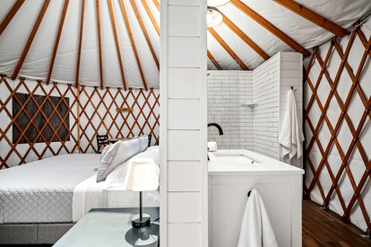 Romantic Glamping Yurt near Canyon Lake, Perfect for an Escape from San Antonio, Texas - New Braunfels, Texas - glamping.directory