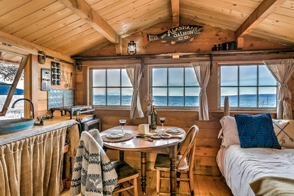Rustic Beach Cabin Rental on the MacDonald Spit near Homer, Alaska - Seldovia, Alaska - glamping.directory
