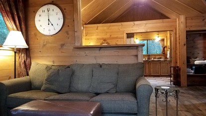 Lovely Log Cabin Rental for Countryside Vacation near Downtown Brenham, Texas - Brenham, Texas - glamping.directory
