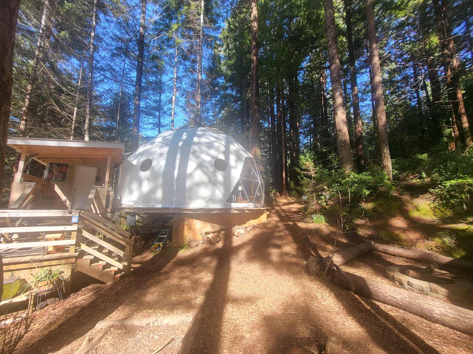 Fieldbrook Gnome Dome - Mc Kinleyville, California - glamping.directory