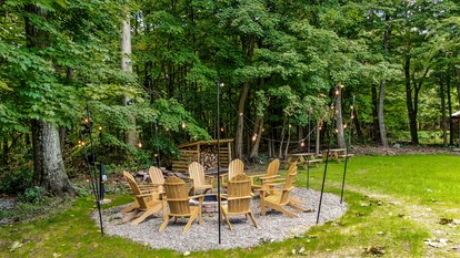 Family-Friendly Cabin with Fire Pit Nestled Among Nature in NY - Palenville, New York - glamping.directory