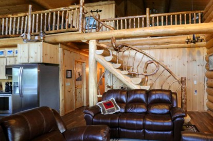 Unique Log Cabin Rental with Stunning Mountain Views in the Kenai Peninsula, Alaska - Anchor Point, Alaska - glamping.directory