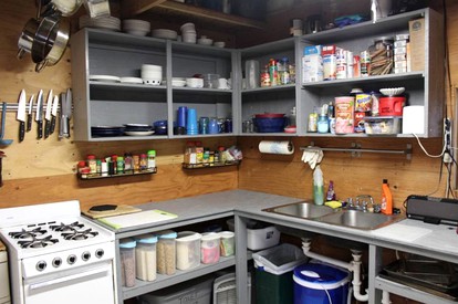 Coastal Camping Cabin with Wood-Burning Stove on Whale Island, Alaska - North Pole, Alaska - glamping.directory