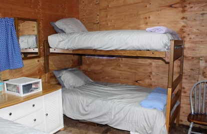 Coastal Camping Cabin with Wood-Burning Stove on Whale Island, Alaska - North Pole, Alaska - glamping.directory