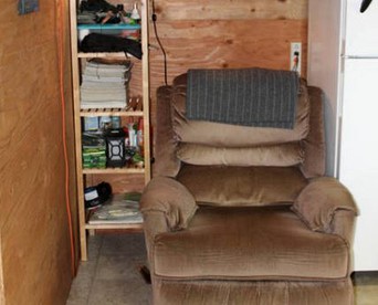Coastal Camping Cabin with Wood-Burning Stove on Whale Island, Alaska - North Pole, Alaska - glamping.directory