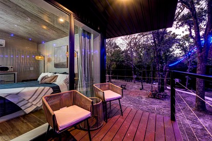 Serene Woodland Cabin Oasis near Trinity River in Texas - Alvord, Texas - glamping.directory
