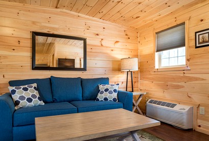 Waterside Cabin Rental With Lake Views in Finger Lakes, New York - Hector, New York - glamping.directory