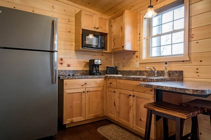 Waterside Cabin Rental With Lake Views in Finger Lakes, New York - Hector, New York - glamping.directory