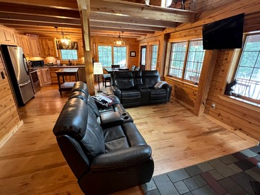 Wooden Lake Cabin Loaded with Kayaks in Maine - Greenville, Maine - glamping.directory