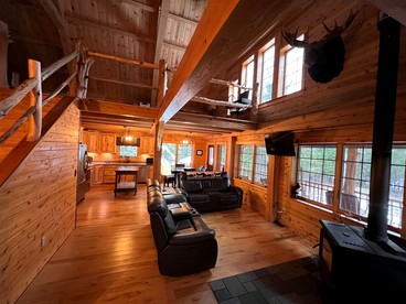 Wooden Lake Cabin Loaded with Kayaks in Maine - Greenville, Maine - glamping.directory