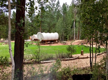 Traditional Conestoga Wagon Perfect for a Family Getaway near Zion National Park, Utah - Alton, Utah - glamping.directory