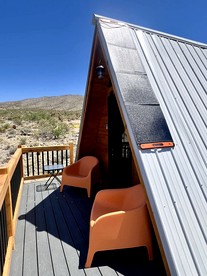 Secluded Romantic A-Frame Tiny Home with Stargazing Deck near Grand Canyon, Meadview, Arizona - Meadview, Arizona - glamping.directory