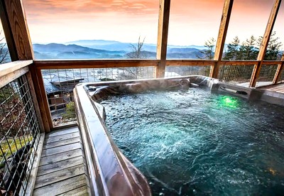 Luxurious Sevierville Mountain Retreat • Heated Indoor Pool, Hot Tub & Arcade, Sevierville, TN - Sevierville, Tennessee - glamping.directory