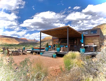 Utah Tiny House for a King Sized Zion Glamping Escape - glamping.directory
