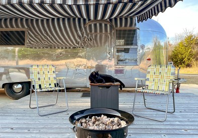 Restored Beautiful Airstream Fully Equipped with Incredible Outdoor Living in Texas - Bristol, Texas - glamping.directory