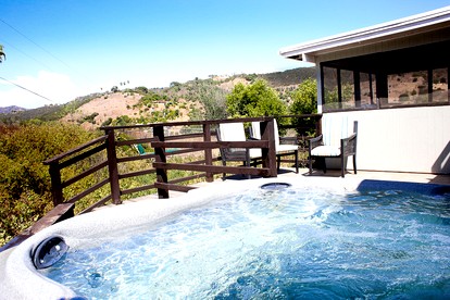 Pet Friendly Fantastic Secluded Cottage with Hot-tub in Rainbow, California - glamping.directory