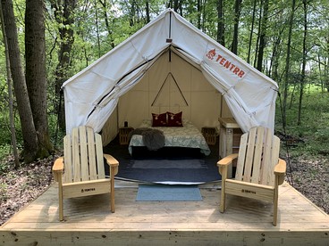 Cozy Secluded Safari Tent Immersed in Nature in Ravenna, Ohio - glamping.directory