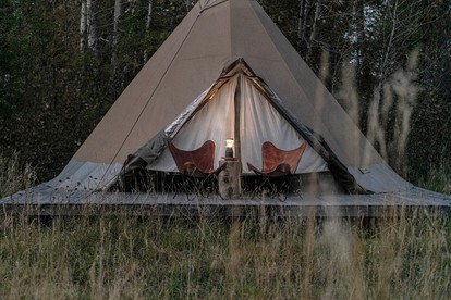 Beautiful Creekside Tipi on an Incredible Farm for a Memorable Glamping Experience in Bozeman, Montana - glamping.directory
