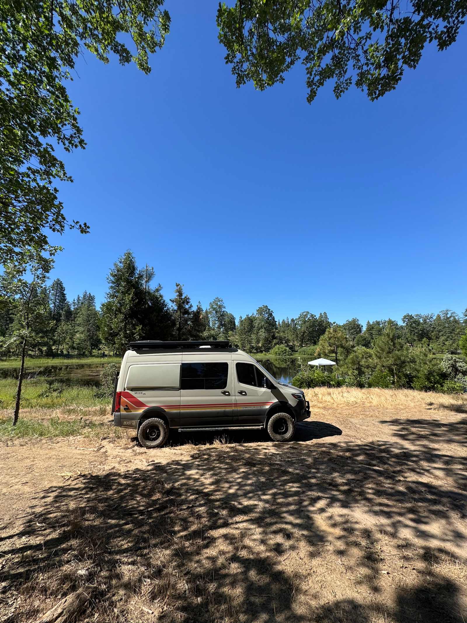 Private lake on 100 acre forest - Auberry, California - glamping.directory