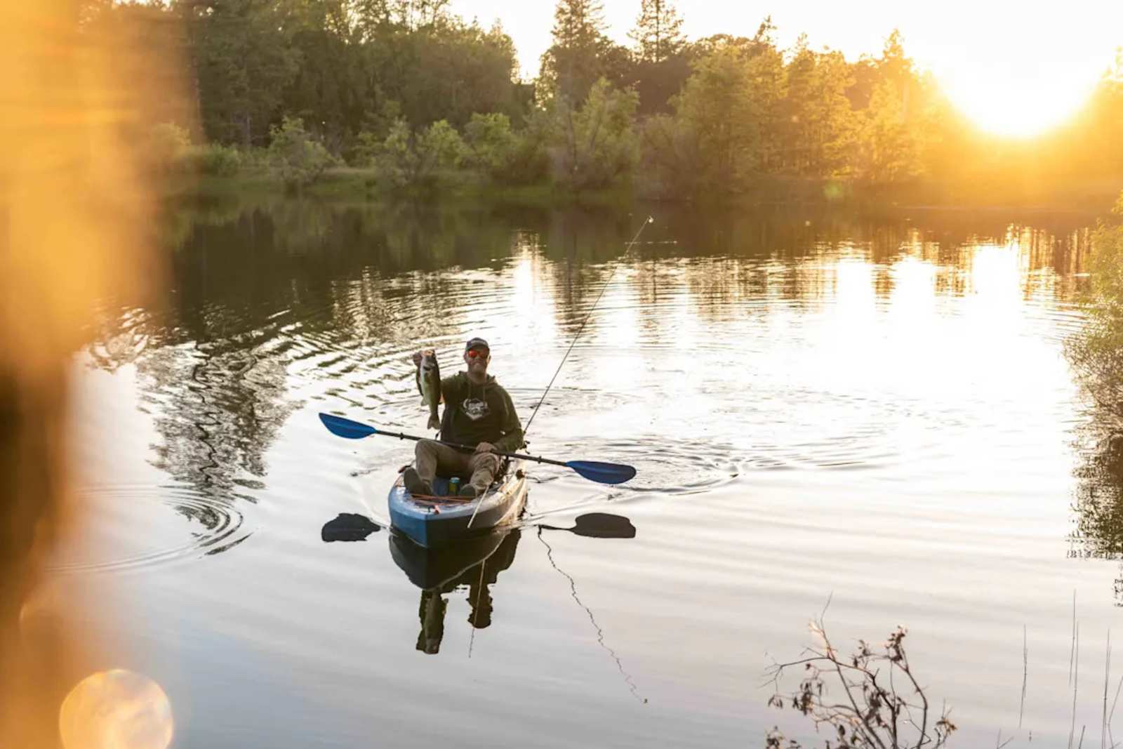 Private lake on 100 acre forest - Auberry, California - glamping.directory