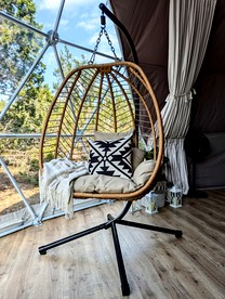 Secluded Luxury Geodome Retreat with Private Hot Tub near Bertram, Texas - Bertram, Texas - glamping.directory