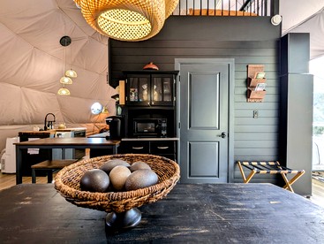 Secluded Luxury Geodome Retreat with Private Hot Tub near Bertram, Texas - Bertram, Texas - glamping.directory