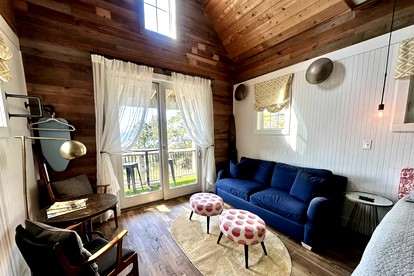 Unique Soundfront Rental Set in Kitty Hawk Woods Coastal Preserve of North Carolina - Kitty Hawk, North Carolina - glamping.directory