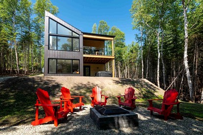 Stunning Cottage with Spa in the Woods in Baie-Saint-Paul, Quebec - glamping.directory