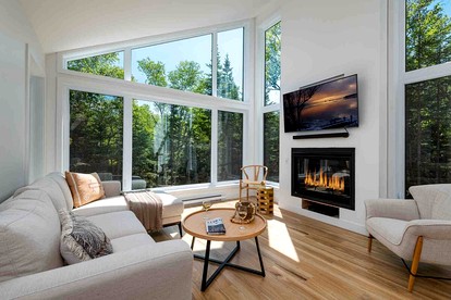 Stunning Cottage with Spa in the Woods in Baie-Saint-Paul, Quebec - Charlevoix, Michigan - glamping.directory