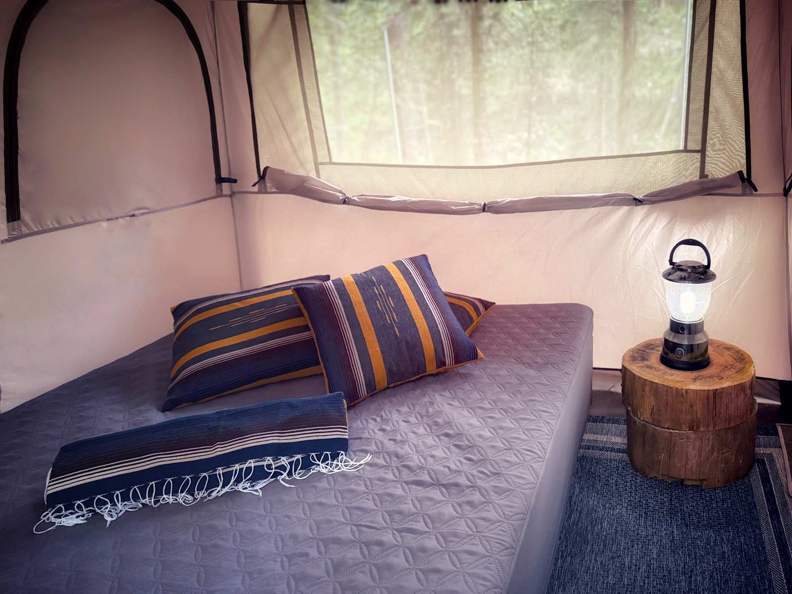 Creekside Camping on Love Creek - Avery, California - glamping.directory