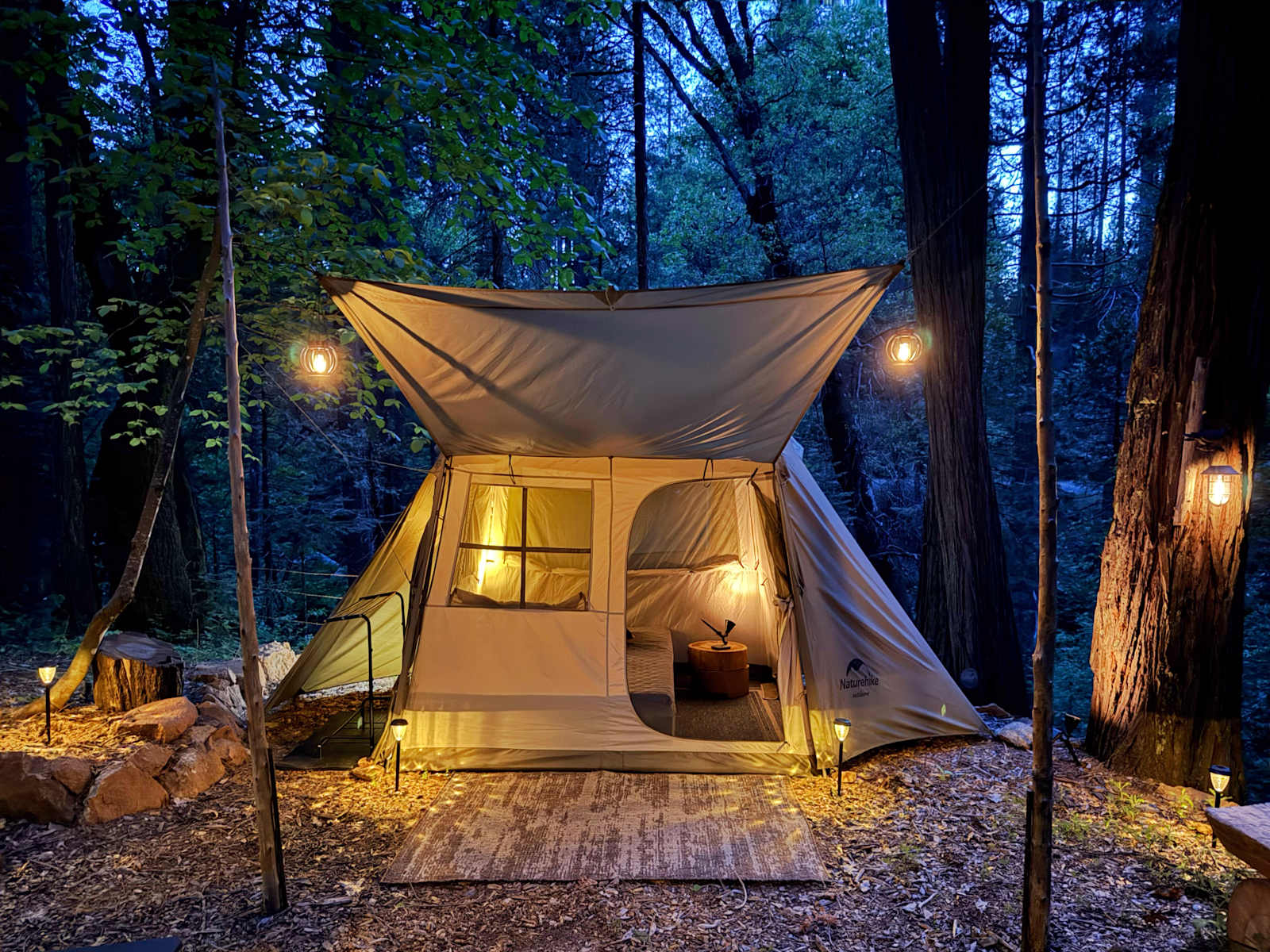 Creekside Camping on Love Creek - glamping.directory