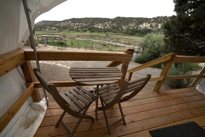 Cozy Utah Glamping Tent on Cowboy Ranch - Boulder, Utah - glamping.directory