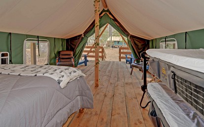 Safari Tent Bliss for You and Your Best Friend: Pet-Friendly Glamping in Suches, Georgia - Suches, Georgia - glamping.directory