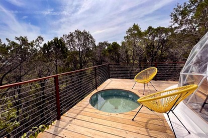 Secluded Dome Rental for Romantic Getaways in Texas Hill Country - Marble Falls, Texas - glamping.directory
