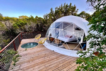 Secluded Dome Rental for Romantic Getaways in Texas Hill Country - glamping.directory