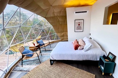 Secluded Dome Rental for Romantic Getaways in Texas Hill Country - Marble Falls, Texas - glamping.directory