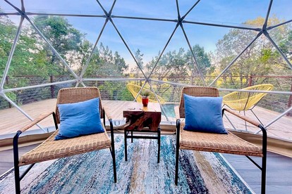 Secluded Dome Rental for Romantic Getaways in Texas Hill Country - Marble Falls, Texas - glamping.directory