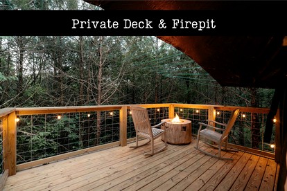 Unique Treehouse Tent Ideal for Couples in Branson, Missouri - Branson, Missouri - glamping.directory