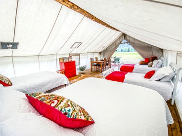 Beautiful Safari Tent on a Ranch for a Glamping Getaway in Pagosa Springs, Colorado - Pagosa Springs, Colorado - glamping.directory