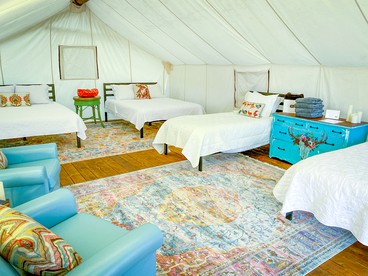 Beautiful Safari Tent on a Ranch for a Glamping Getaway in Pagosa Springs, Colorado - Pagosa Springs, Colorado - glamping.directory