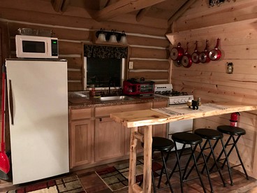Authentic Log Cabin Rental for a Family Camping Getaway near Chase Lake, New York - Glenfield, New York - glamping.directory