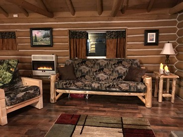 Authentic Log Cabin Rental for a Family Camping Getaway near Chase Lake, New York - Glenfield, New York - glamping.directory
