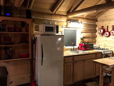 Authentic Log Cabin Rental for a Family Camping Getaway near Chase Lake, New York - Glenfield, New York - glamping.directory