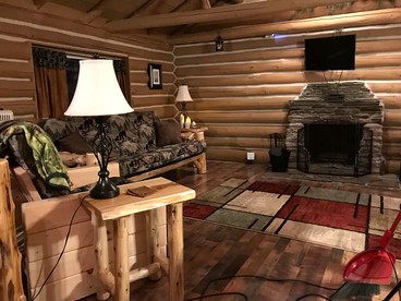 Authentic Log Cabin Rental for a Family Camping Getaway near Chase Lake, New York - Glenfield, New York - glamping.directory