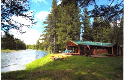 Unique Riverside Vacation Rental Perfect for Events in the Flathead National Forest, Montana - Bigfork, Montana - glamping.directory