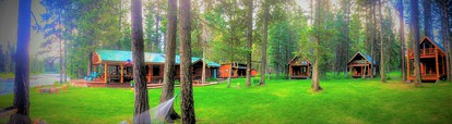 Unique Riverside Vacation Rental Perfect for Events in the Flathead National Forest, Montana - Bigfork, Montana - glamping.directory