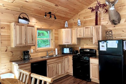 Cozy Adirondack Cabin Nestled in the Forest Only Footsteps Away From Big Moose Lake, New York - Eagle Bay, New York - glamping.directory
