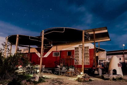 Retro Trailer Rental for Unique Getaway near Joshua Tree National Park, California - Joshua Tree, California - glamping.directory