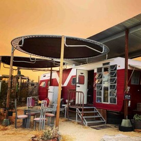 Retro Trailer Rental for Unique Getaway near Joshua Tree National Park, California - Joshua Tree, California - glamping.directory