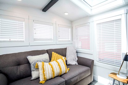 Modern Comforts, Rustic Charm: Tiny House Hideaway with Deck in Apple Valley - Apple Valley, Utah - glamping.directory